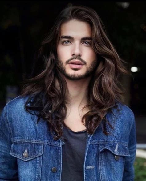 brown hair men|long aesthetic brown hair men.